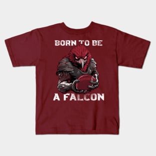 Born to be a falcon Kids T-Shirt